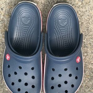 CROCS Crocband Blue Mules & Clogs with Ventilation Holes
